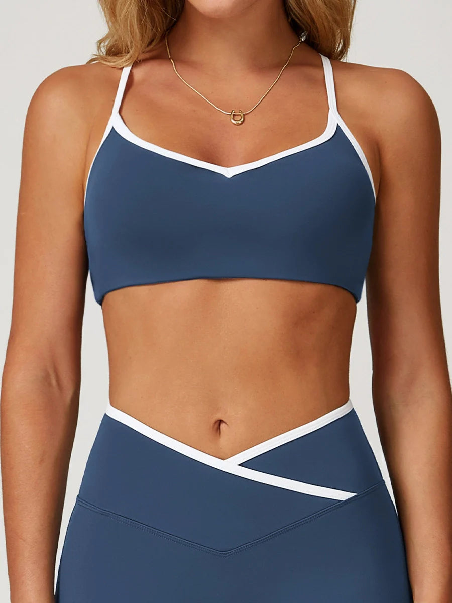 Stanik Sportowy Pastel Colorblock