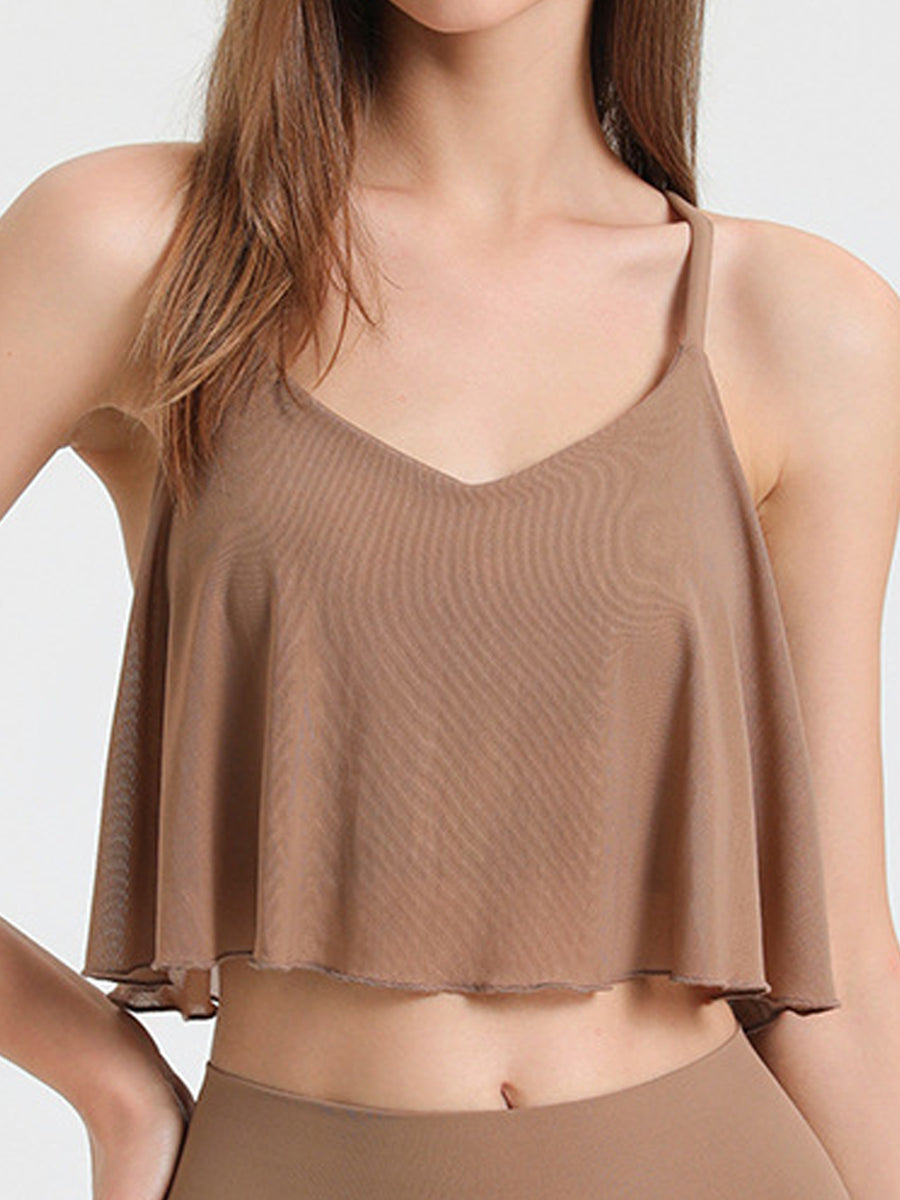 Top Mesh Sculpt Bra