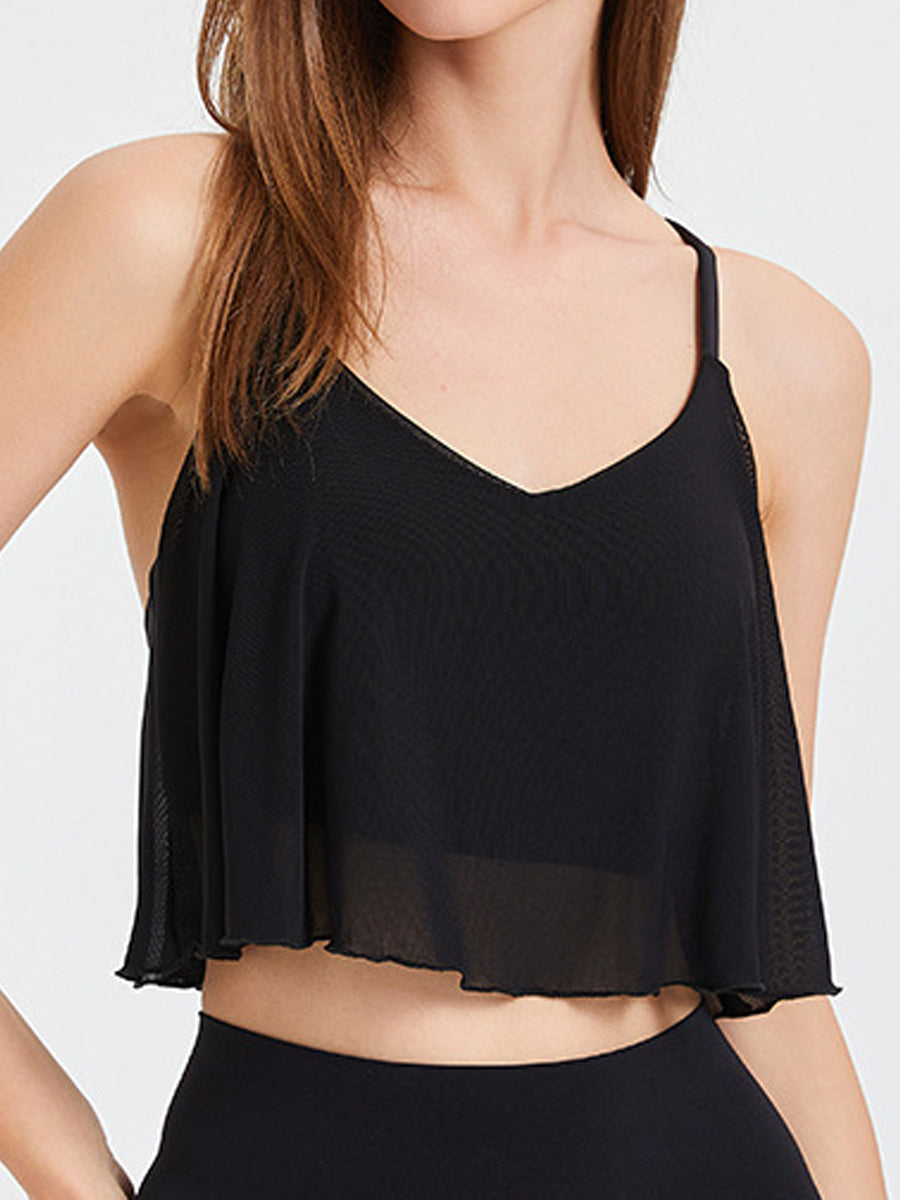 Top Mesh Sculpt Bra