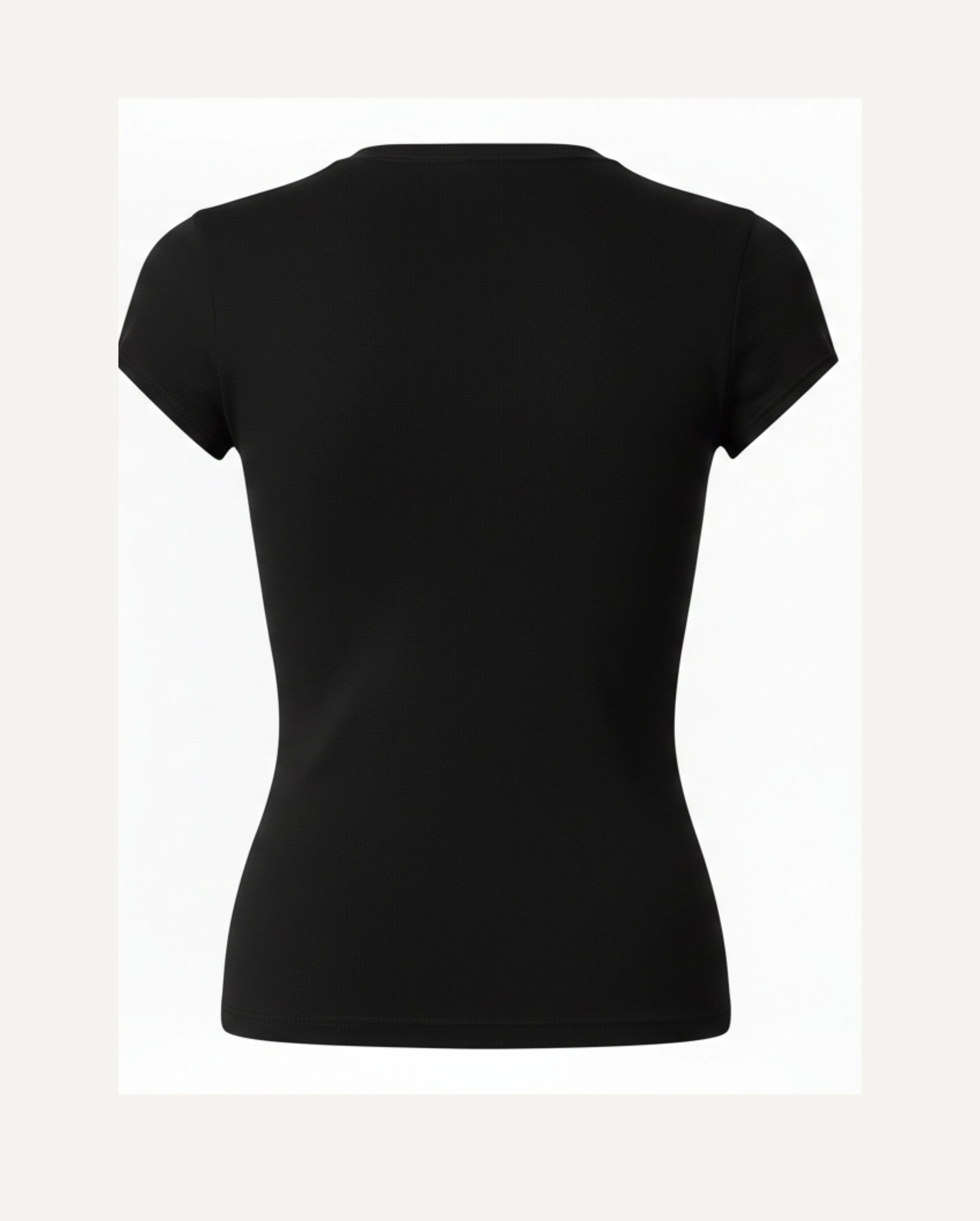Merino Wool T-Shirt - Black