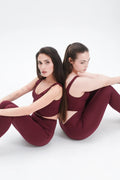 Women's Seacell Leggings - Burgundy