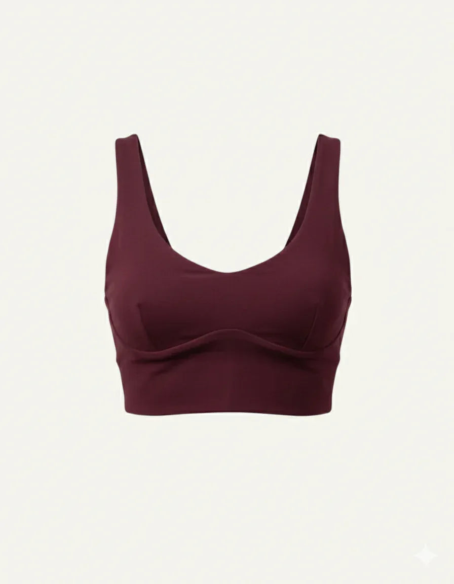 Women's Seacell Sports Bra - Burgundy