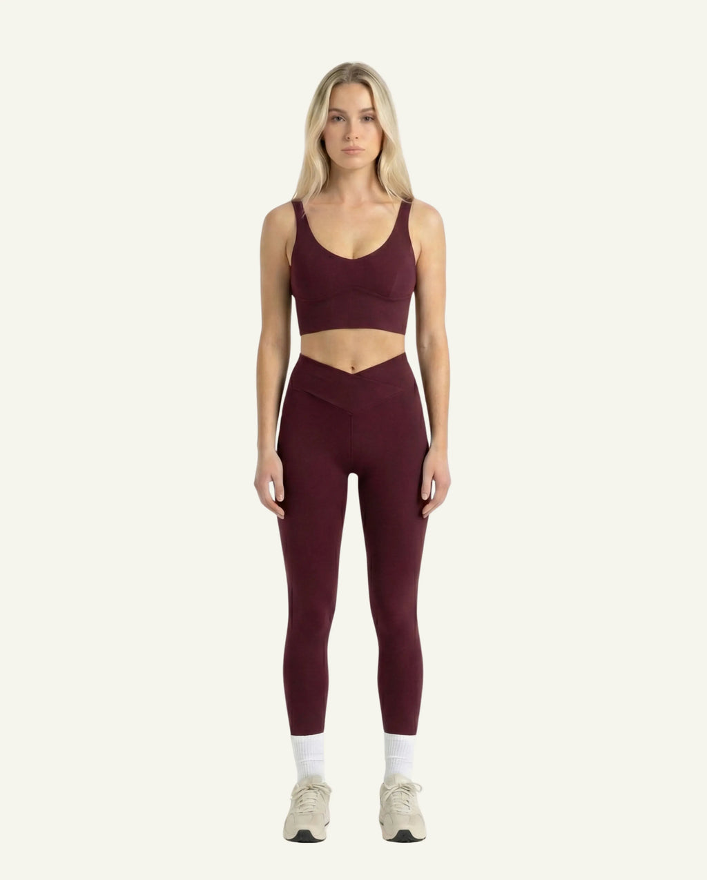 Women's Seacell Leggings - Burgundy
