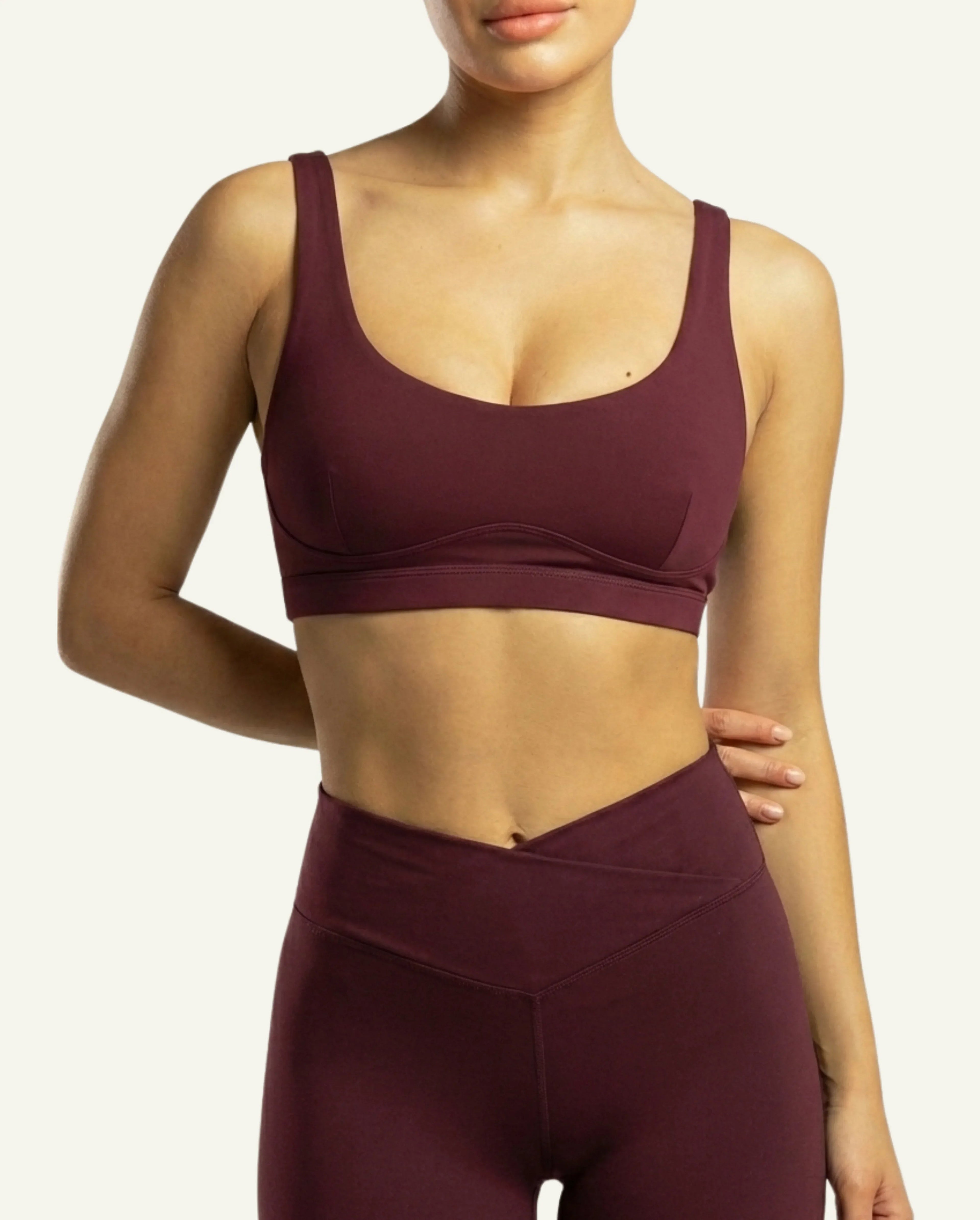 Women's Seacell Sports Bra - Burgundy
