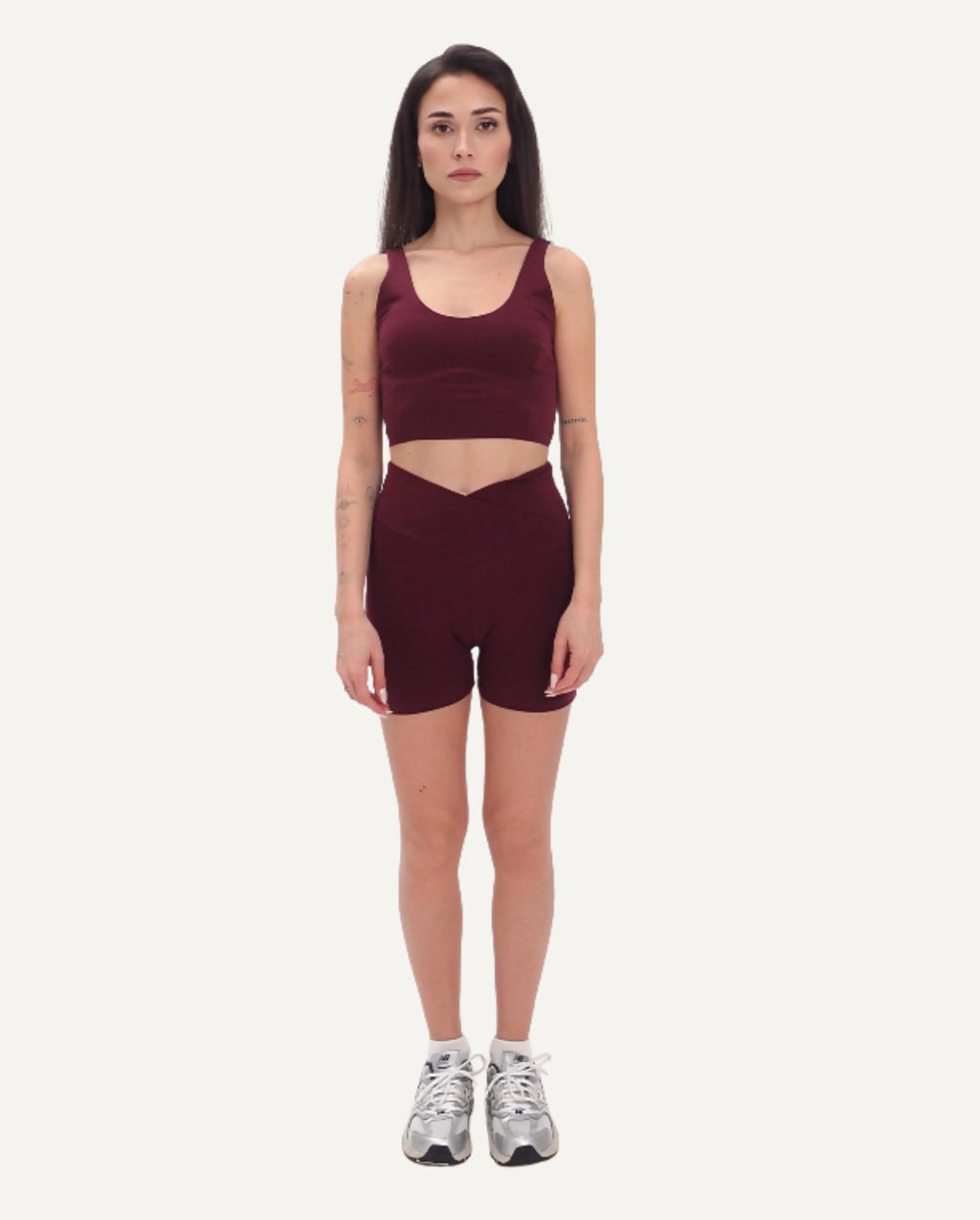 Women's Seacell Bike Shorts - Burgundy