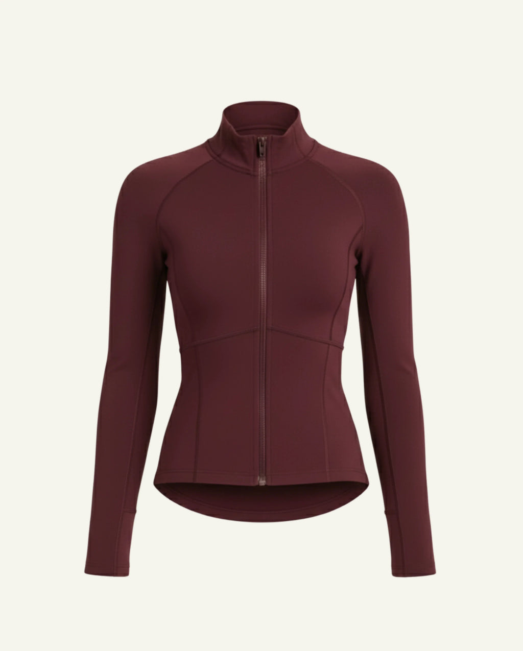 Women's Seacell Zip Longsleeve - Burgundy