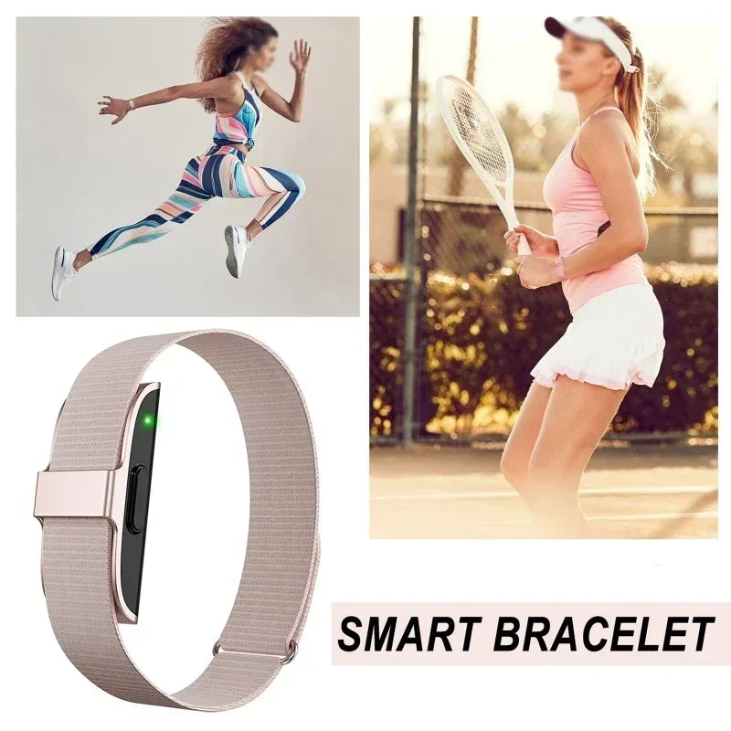 Smart Bracelet with 24/7 Heart Rate Rose Gold