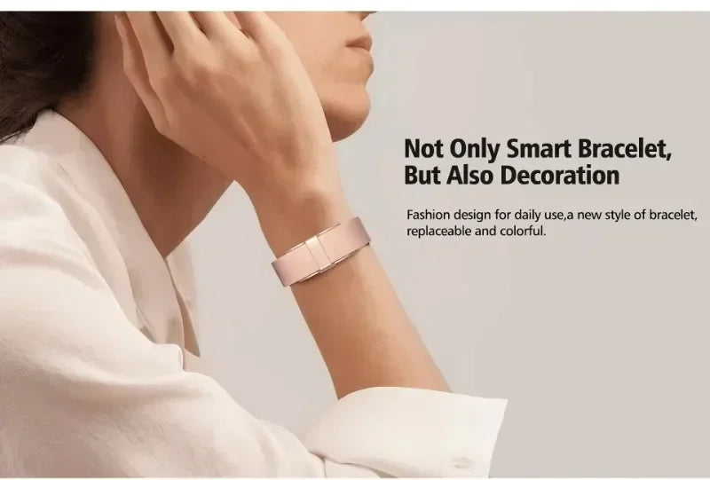 Smart Bracelet with 24/7 Heart Rate Rose Gold