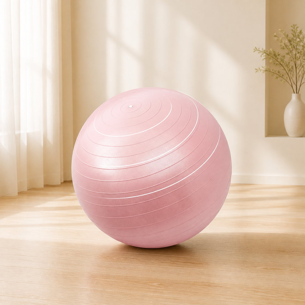 Różowa piłka treningowa Balance Ball 55 cm