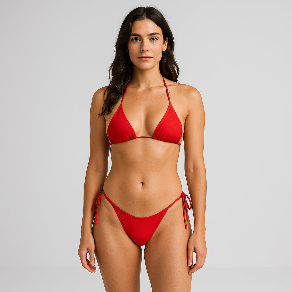 Dwuczęściowe bikini z wiązaniami 6038