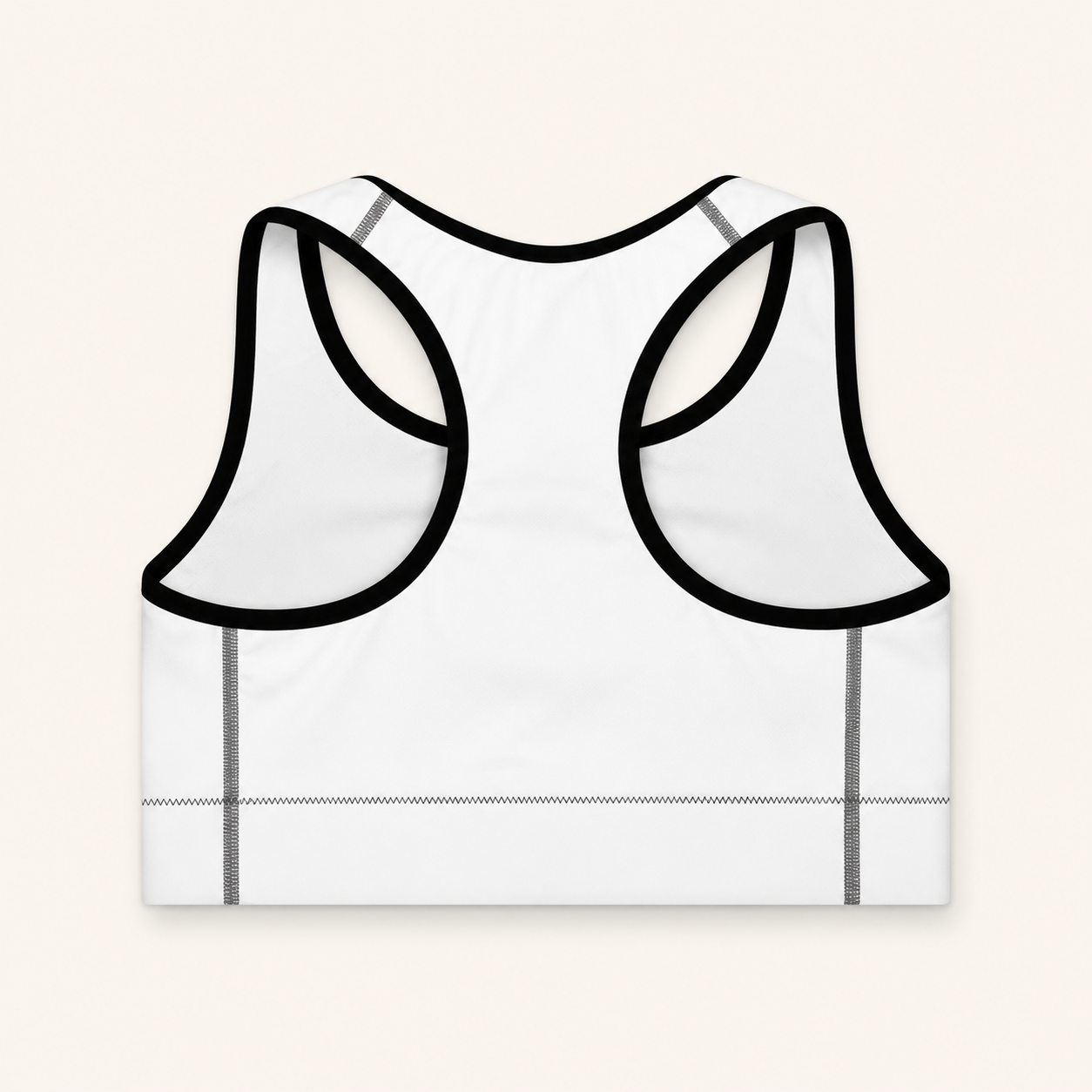 Biustonosz sportowy Soft Support — widok z tyłu