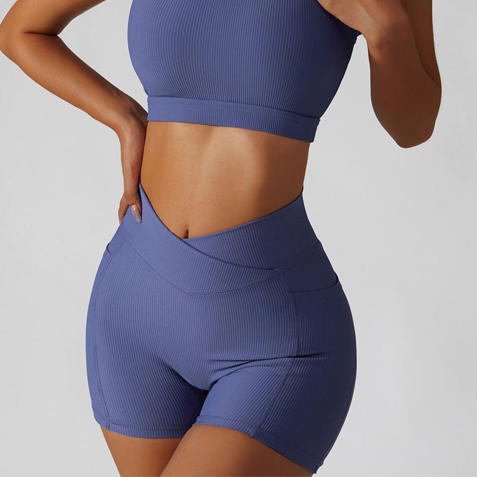Kolarki prążkowane z kieszenią Body Pocket