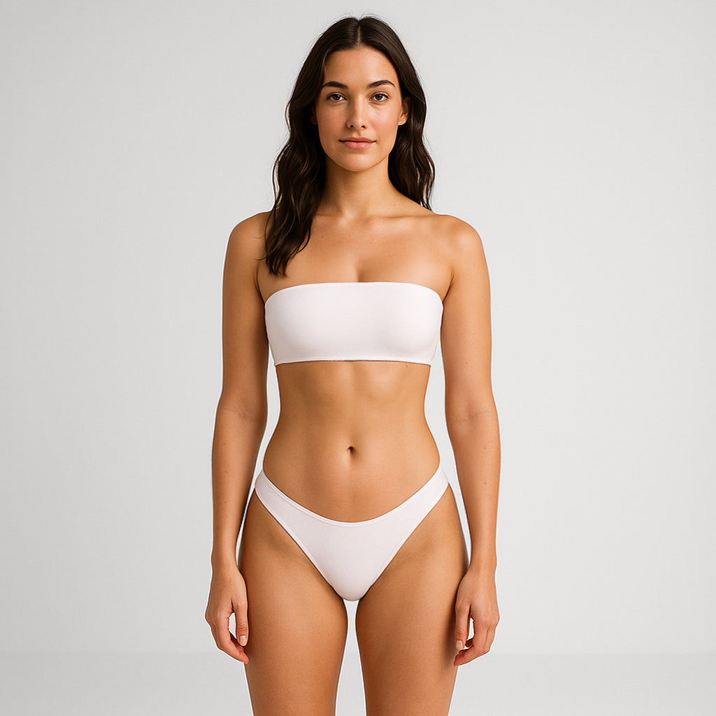 Dwuczęściowy strój kąpielowy bandeau 6037